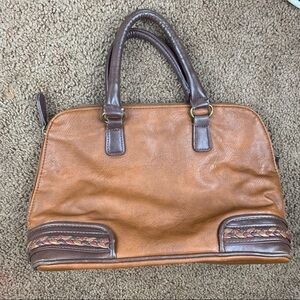 Bueno Brown Tote Shoulder Bag